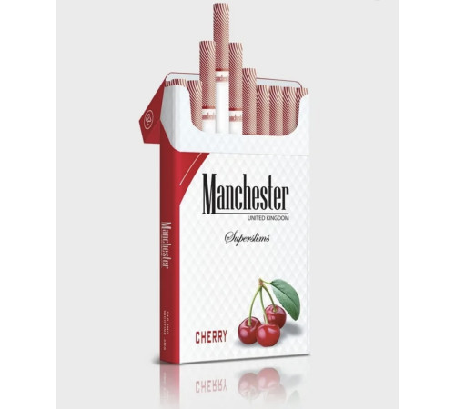 Купить Сигареты Manchester  SuperSlims Вишня 