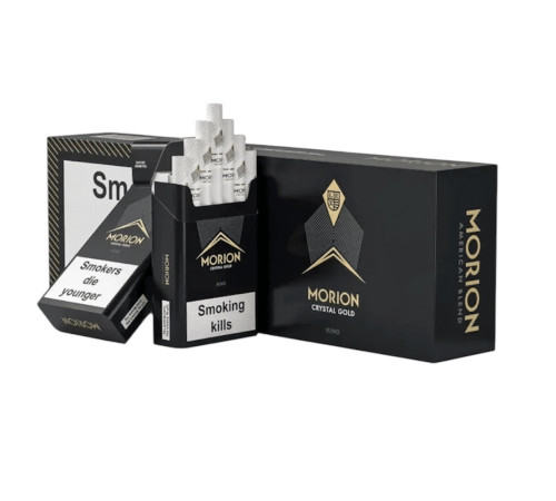  Сигареты Morion Cristal Gold King Size (Морион Кристалл Голд Кинг Сайз) оптом
