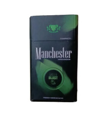 Сигареты Manchester Green Blast (Манчестер Ред Бласт Кнопка Ментол)