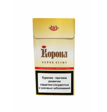 Сигареты Корона Super Slims желтая оптом